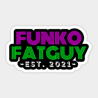 FunkoFatGuy Retro Sticker